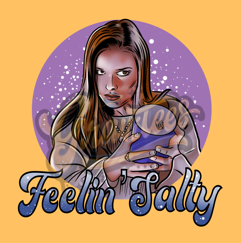 Feeling Salty PNG, Hocus Pocus Clipart, Allison Hocus Pocus Clipart, Pot Clipart, for DTF or Shirt Printing, Halloween Sublimation, PNG Only