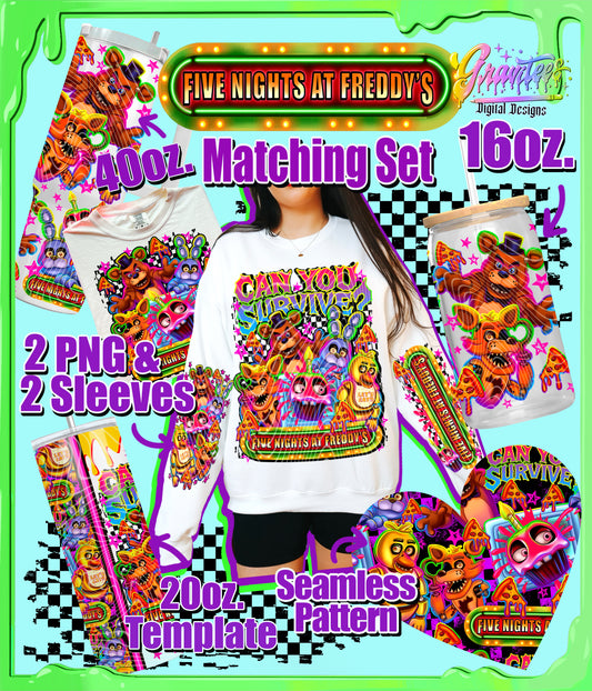 Pizza Bear Matching Set