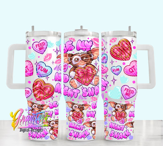 Midnight Snack 40oz Tumbler Template Design PNG,  for UVDTF or Sublimation Printing PNG Only!!
