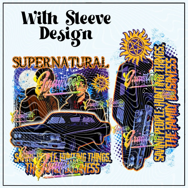 Family Business With Sleeve Design Png for DTF or Shirt Printing, PNG Only!