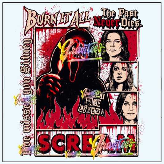 Burn It All Design Png for DTF or Shirt Printing, PNG Only!