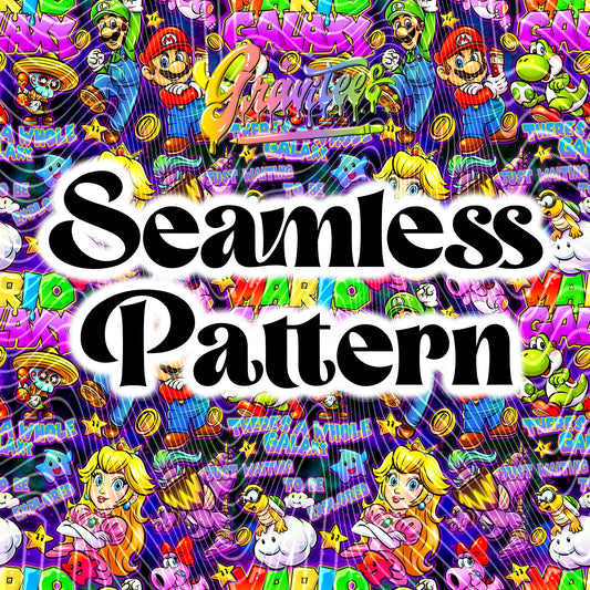 Galaxy Seamless Design PNG for DTF or Sublimation Printing PNG Only!