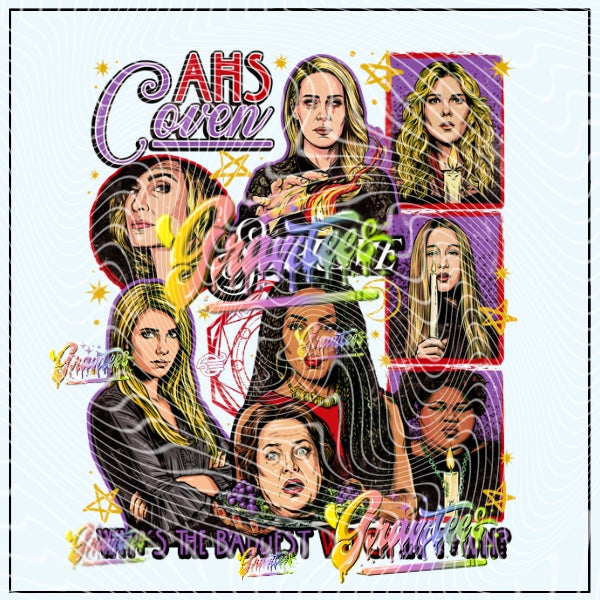 Coven Design Png for DTF or Shirt Printing, PNG Only!