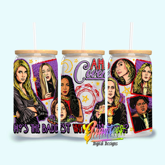 Coven 16oz Tumbler Template Design PNG,  for UVDTF or Sublimation Printing PNG Only!!