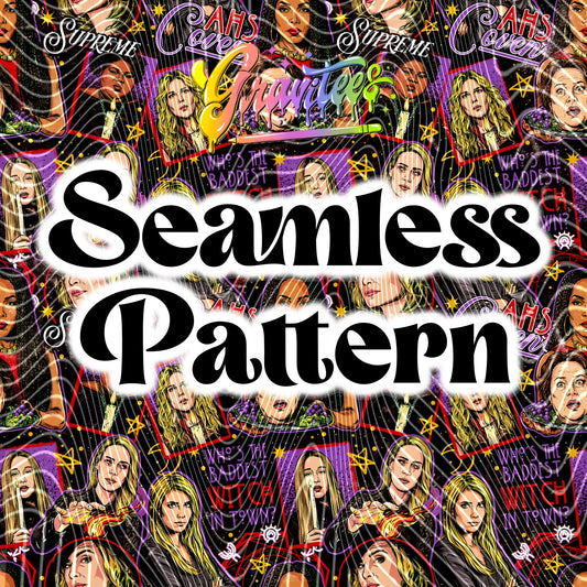 Coven Seamless Design PNG for DTF or Sublimation Printing PNG Only!
