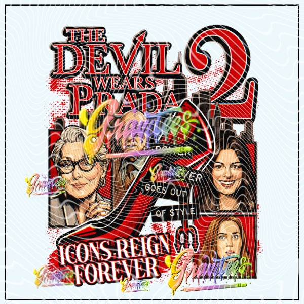 Fashion Icons Design Png for DTF or Shirt Printing, PNG Only!