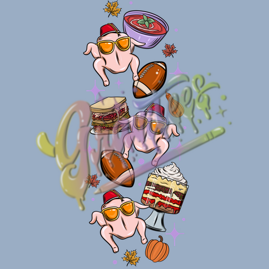 Sleeve Design for Friendsgiving Designs PNG,  Thanksgiving Food Clipart, Fall Clipart, Thanksgiving Friends Clipart , Thanksgiving Friends Sublimation Designs, Friendsgiving for DTF or Shirt Printing, PNG Only!