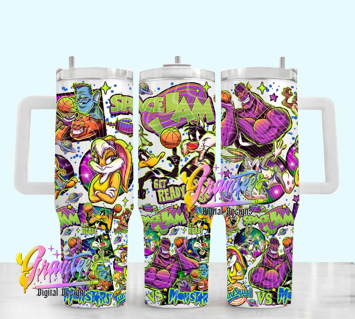 Basketball 40oz Tumbler Template Design PNG,  for UVDTF or Sublimation Printing PNG Only!!