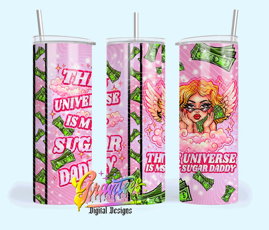 Universe 20oz Template Design (3 Skintones) PNG,  for UVDTF or Sublimation Printing PNG Only!!