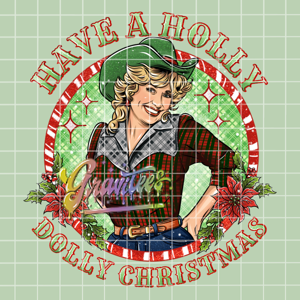 Country Holly Christmas  Png, Christmas Boots Clipart, Trendy Christmas Clipart, Country Clipart for DTF or Shirt Printing, PNG Only!