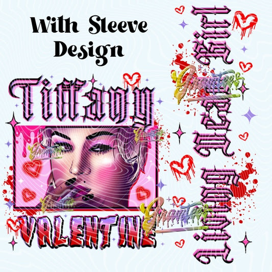 TIFF VALENTINE with sleeve Designs PNG,TIFF VALENTINE Clipart for DTF or Shirt Printing PNG Only (Copy)