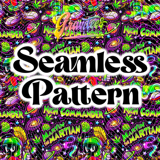 High Commander Seamless Design PNG for UVDTF or Sublimation Printing PNG Only!!