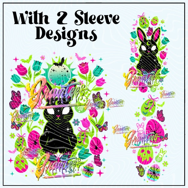 EASTERWEEN No Words With Two Sleeve Designs Png for DTF or Shirt Printing, PNG Only!