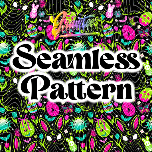 EASTERWEEN Seamless Design PNG for UVDTF or Sublimation Printing PNG Only!!