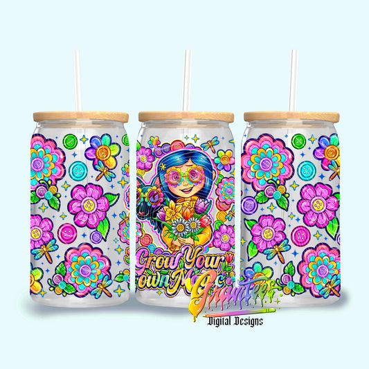 Create Your Own Magic 16oz Tumbler Template Design PNG,  for UVDTF or Sublimation Printing PNG