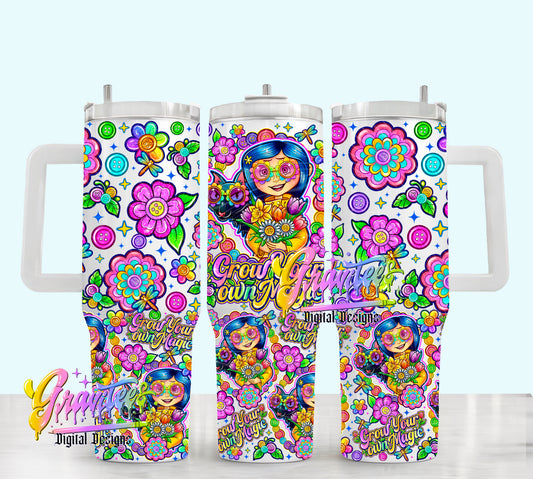 Create Your Own Magic 40oz Tumbler Template Design PNG,  for UVDTF or Sublimation Printing PNG