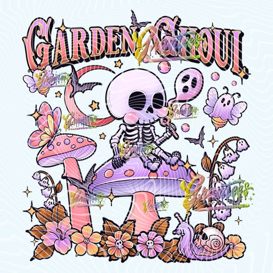 GARDEN GHOUL Png for DTF or Shirt Printing, PNG Only!