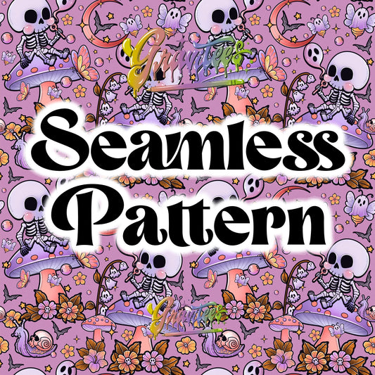 GARDEN GHOUL Seamless Design Png for DTF or Shirt Printing, PNG Only!