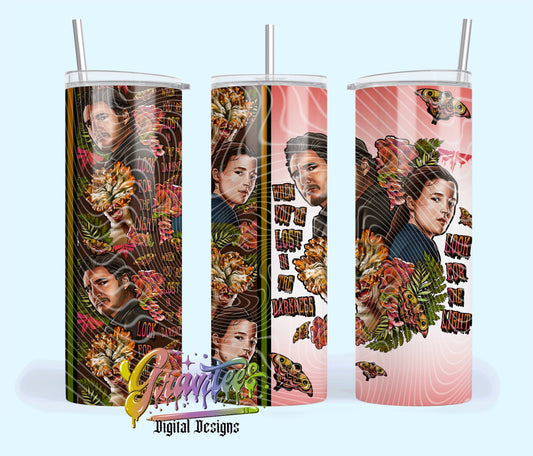 LOST IN THE DARKNESS 20oz Tumbler Template Design PNG,  for UVDTF or Sublimation Printing PNG Only!!