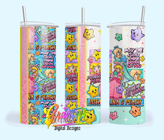 Galaxy Girls 20oz Tumbler Template  Png for UVDTF or Sublimation Printing, PNG Only!