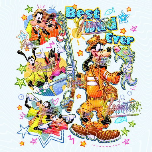 Best Dad Ever Design Png for DTF or Shirt Printing, PNG Only!