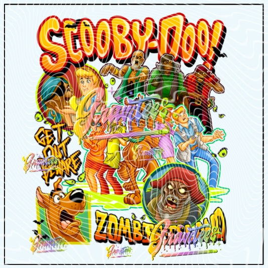 Zombie Island Png for DTF or Shirt Printing, PNG Only!