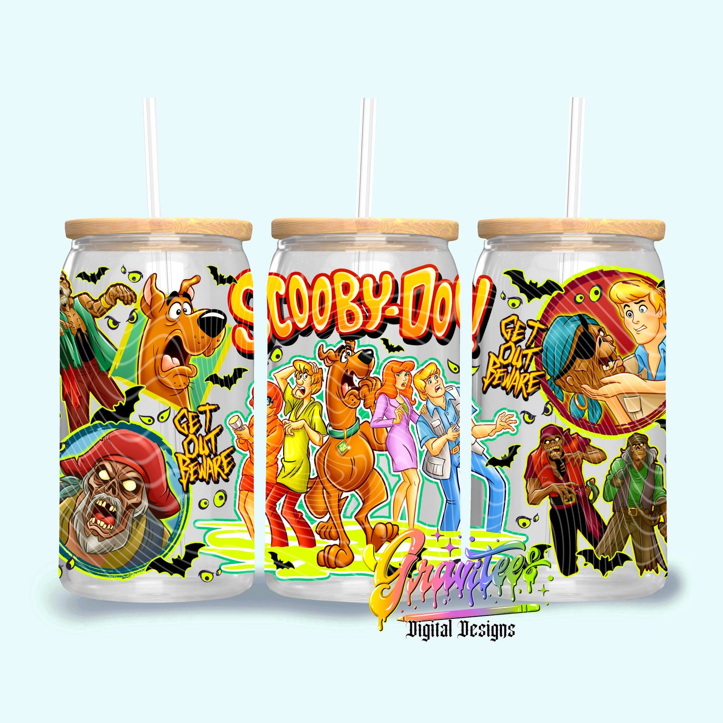 Zombie Island  16oz Tumbler Template  Png for UVDTF or Sublimation Printing, PNG Only!