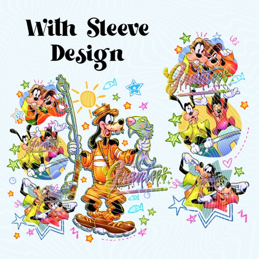 Father Son Fishing Design with Sleeve Png for DTF or Shirt Printing, PNG Only!