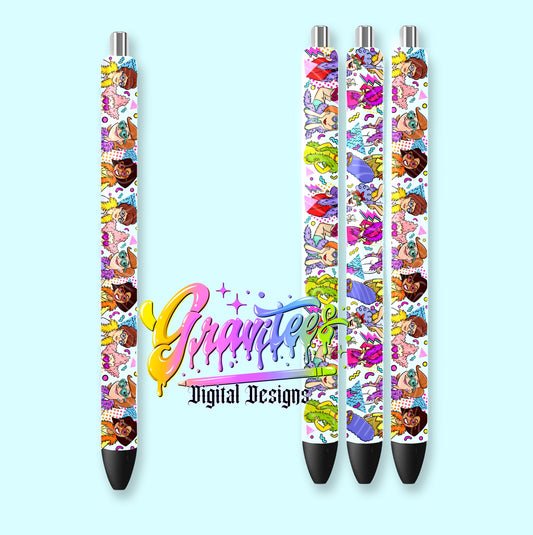 90’s Mom Pen Wrap Template Design PNG,  for UVDTF or Sublimation Printing PNG