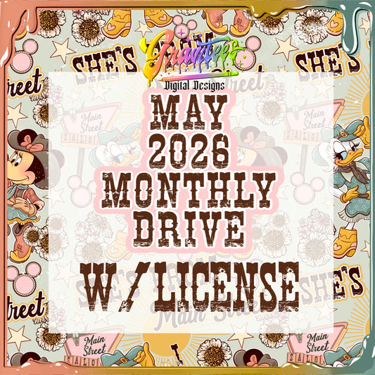 May 2026 Monthly Drive With License