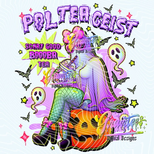 Polteageist Design Png for DTF or Shirt Printing, PNG Only!