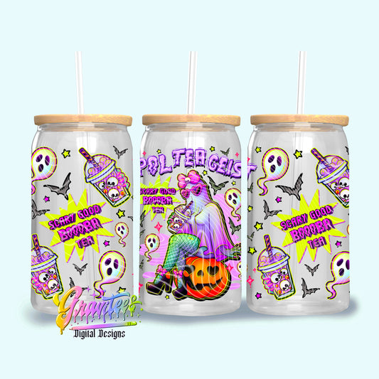 Polteageist 16oz Tumbler Template Design PNG,  for UVDTF or Sublimation Printing PNG Only!!