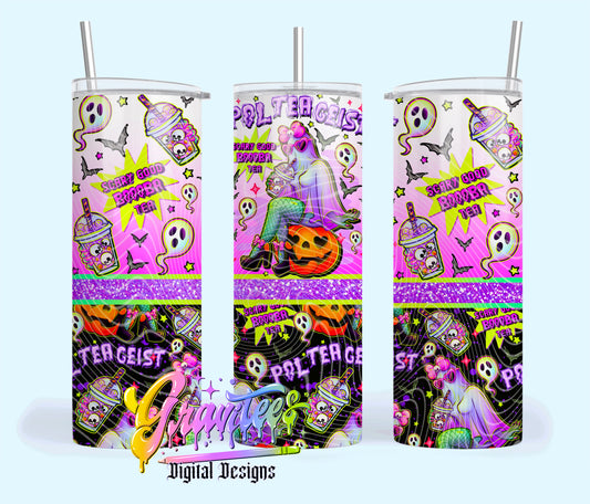 Polteageist 20oz Tumbler Template Design PNG,  for UVDTF or Sublimation Printing PNG Only!!