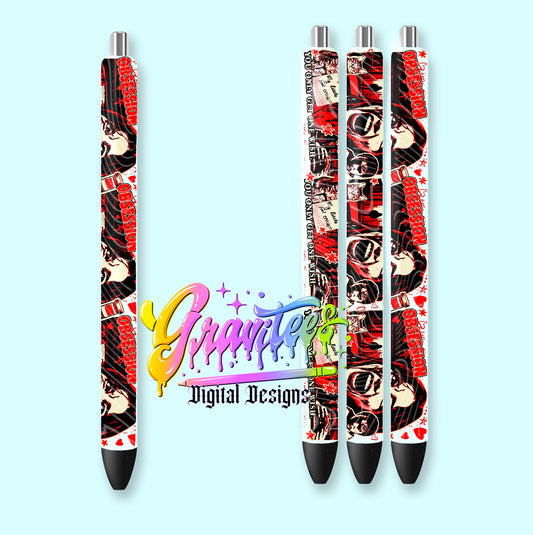One Wish Pen Wrap Template Design PNG,  for UVDTF or Sublimation Printing PNG