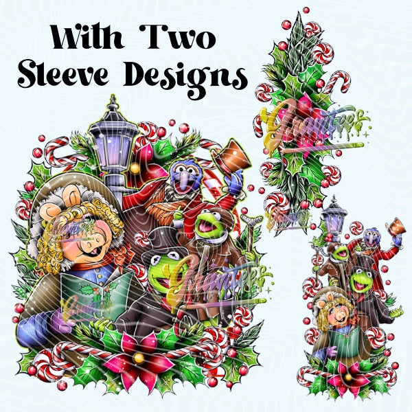 CAROL WITH 2 SLEEVE Design for DTF or Sublimation Shirt Printing, PNG Only!