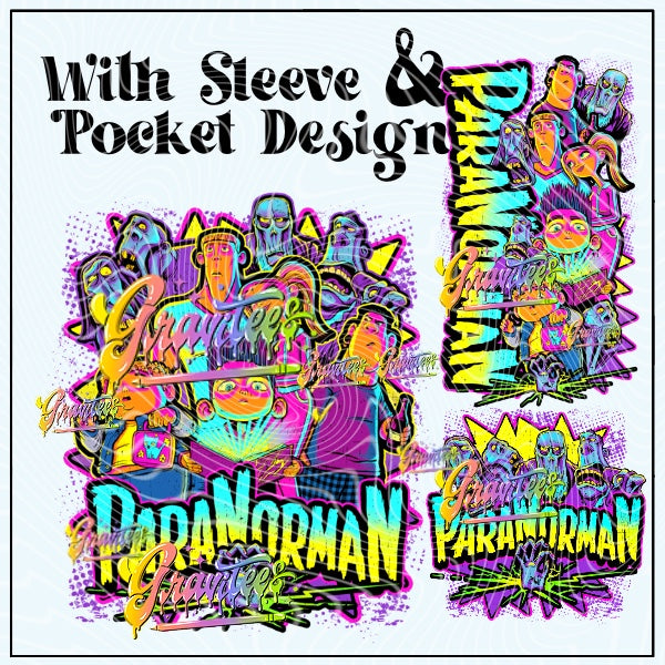 Norman Png With Sleeve & Pocket Design for DTF or Shirt Printing, PNG Only!