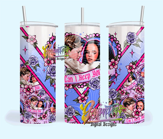 Keep You Ghost 20oz Tumbler Template Design PNG, Ghost Design for UVDTF or Sublimation Printing PNG Only!