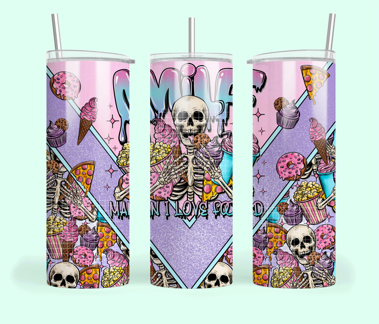 Milf Skinny Tumbler Design Png, Foodie Clipart, Trendy Food Clipart, Clipart for DTF or Shirt Printing, PNG Only!