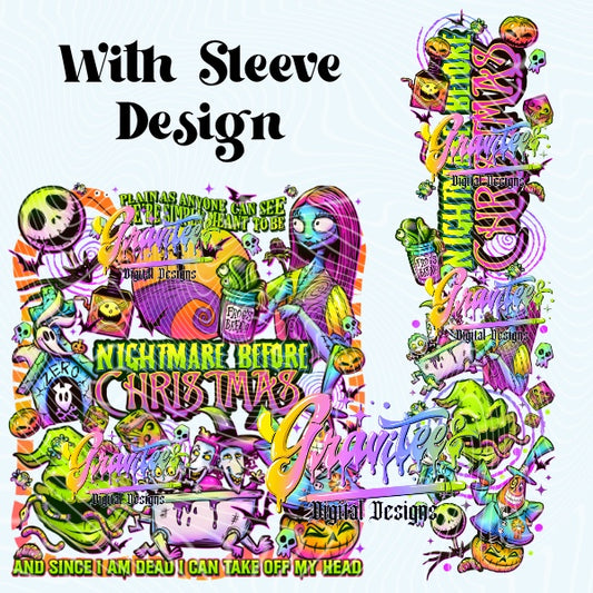 NIGHTMARE With Sleeve  Design Png for DTF or Shirt Printing, PNG Only!