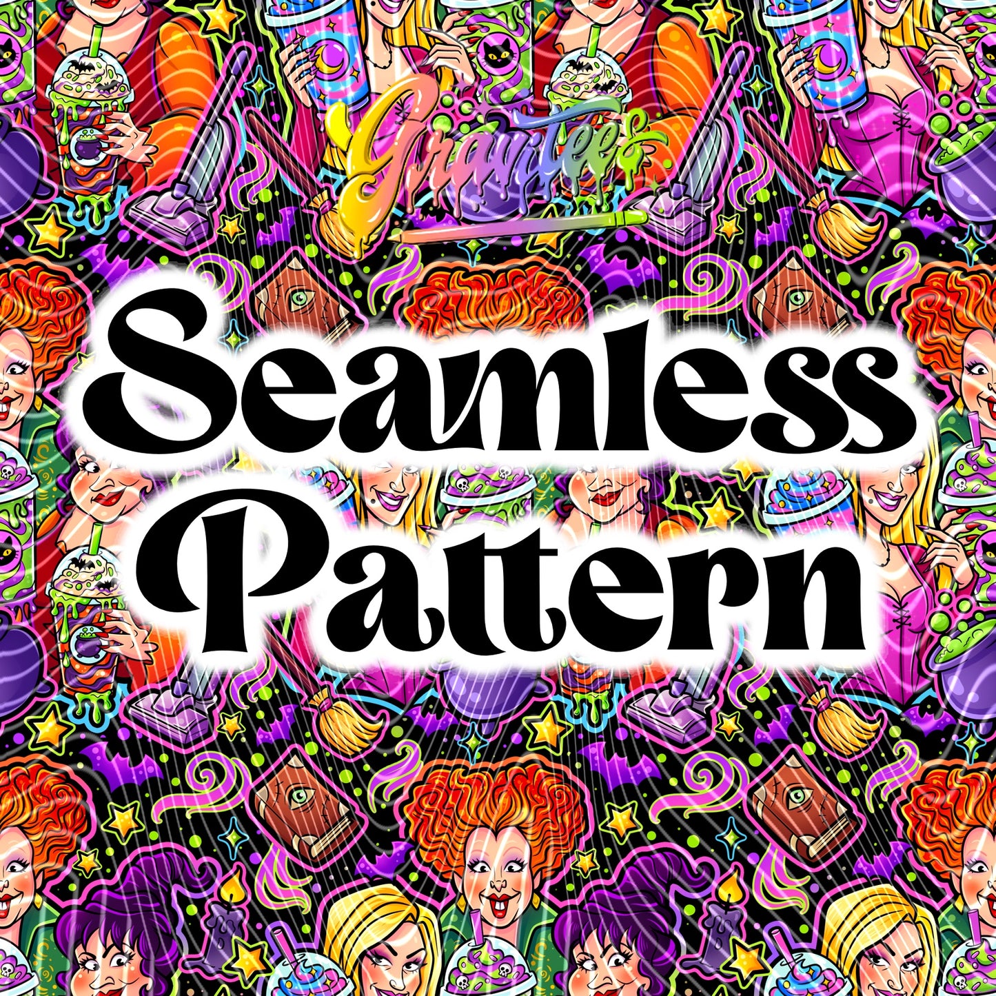 I Smell Coffee Seamless Design Png for UVDTF or Sublimation Printing, PNG Only!