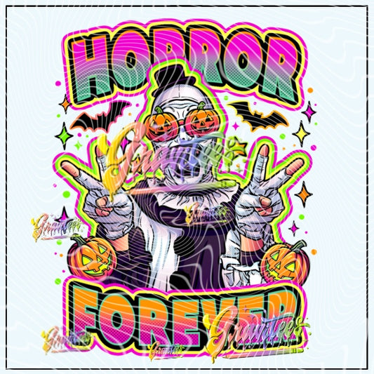 Horror Forever Png for DTF or Shirt Printing, PNG Only!