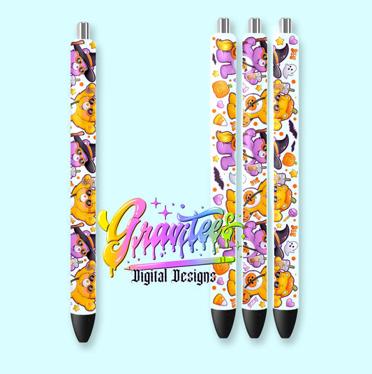 Halloween Carrying Pen Wrap Template Design PNG,  for UVDTF or Sublimation Printing PNG