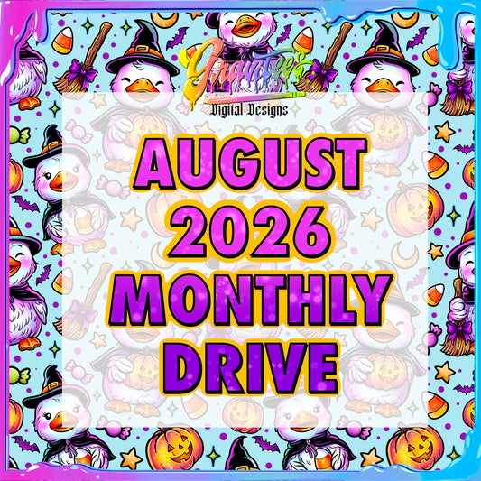 August 2026 Monthly Drive