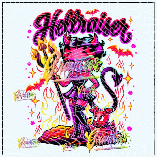 Hellraiser Png for DTF or Shirt Printing, PNG Only!