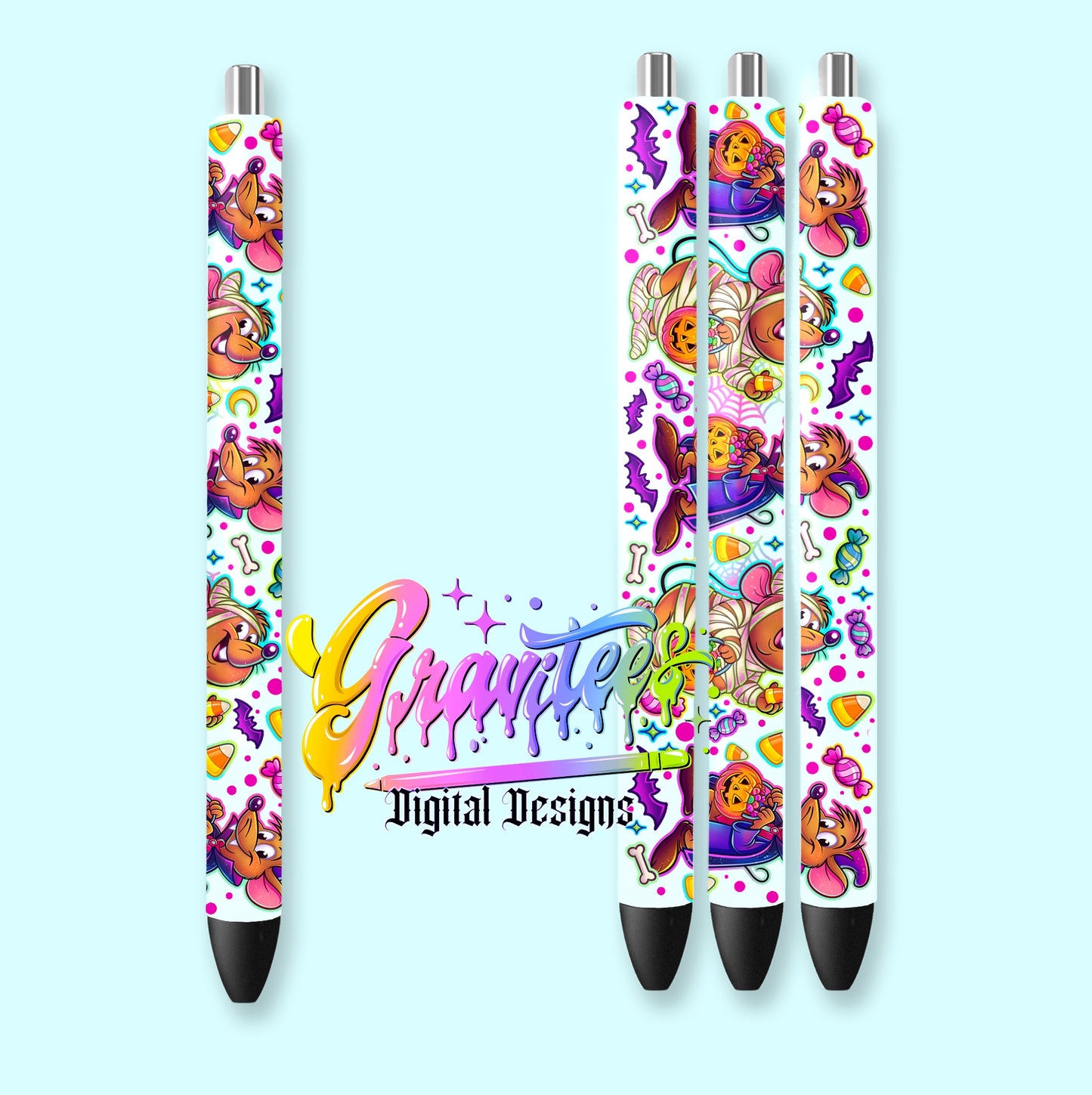 Trick Or Cheese Pen Wrap Template Design PNG,  for UVDTF or Sublimation Printing PNG