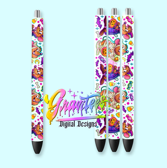 Trick Or Cheese Pen Wrap Template Design PNG,  for UVDTF or Sublimation Printing PNG