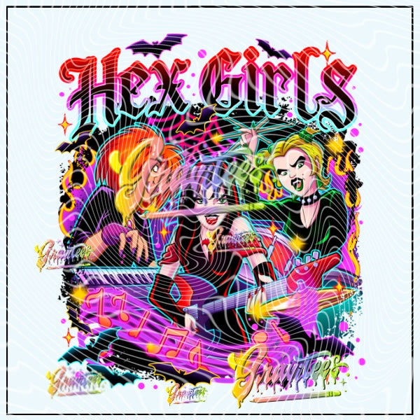 Witch Girls Png for DTF or Shirt Printing, PNG Only!