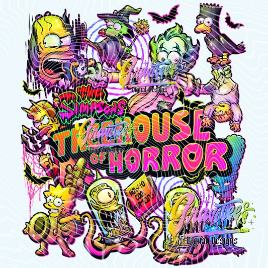 Tree Horror Cartoon Design Png for DTF or Shirt Printing, PNG Only!
