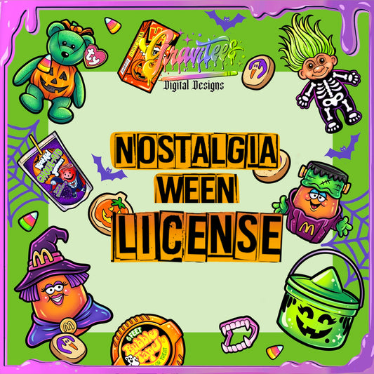 Nostalgia-ween Mini Bundle  License ONLY