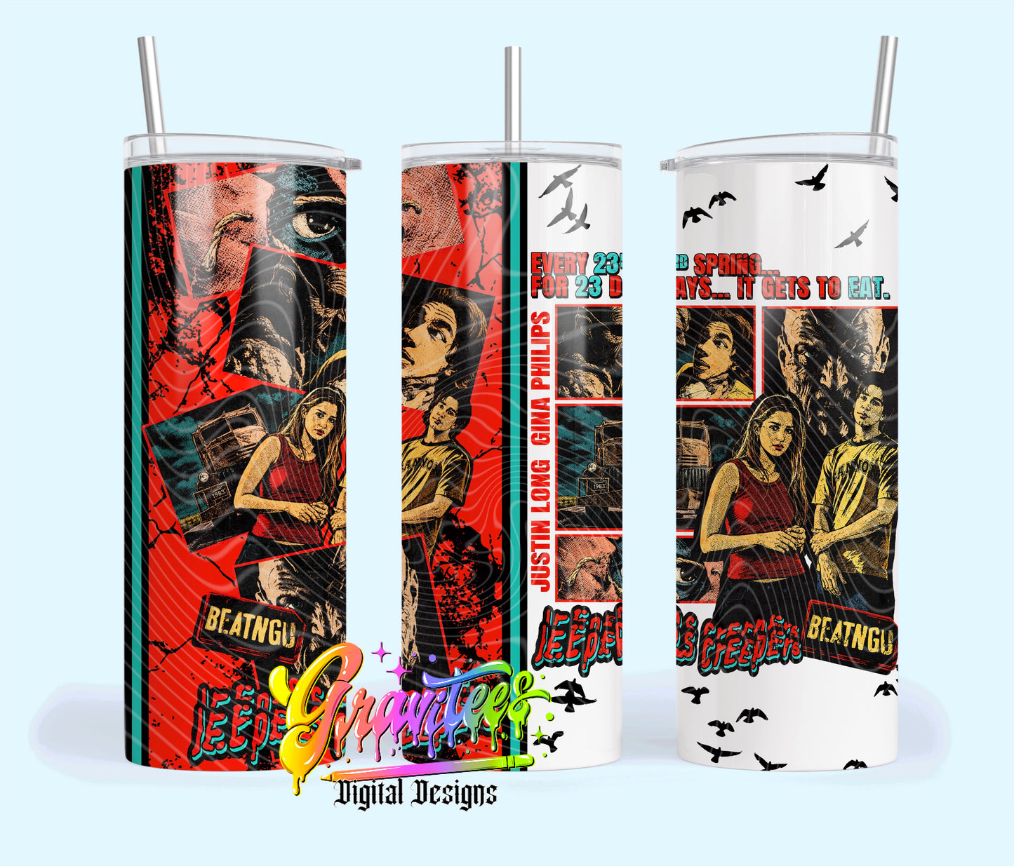 It Gets To Eat 20oz Tumbler Template  Png for UVDTF or Sublimation Printing, PNG Only!
